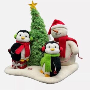 Hallmark Jingle Pals Rocking around the Christmas tree 2006 snowman penguins